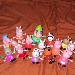 Peppa Pig Vibrant Character Playset With 15 Characters